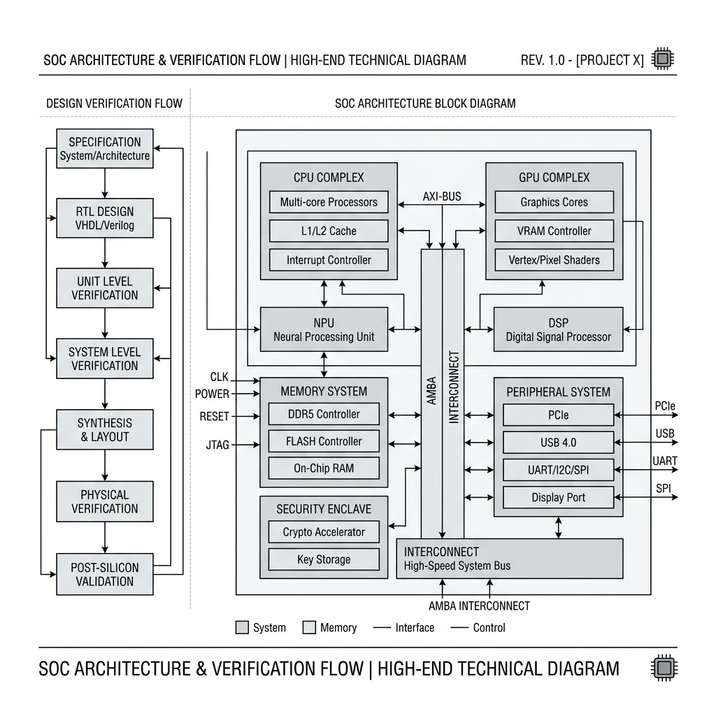 Abstract System-on-Chip Diagram